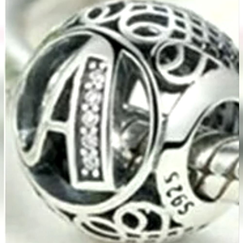 Retired Pandora A initial Charm